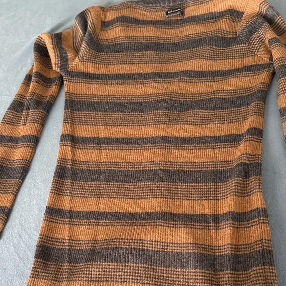 D&G Dolce & Gabbana Women's Cardigan - Tan and Gray Stripes - Picture 9 of 10